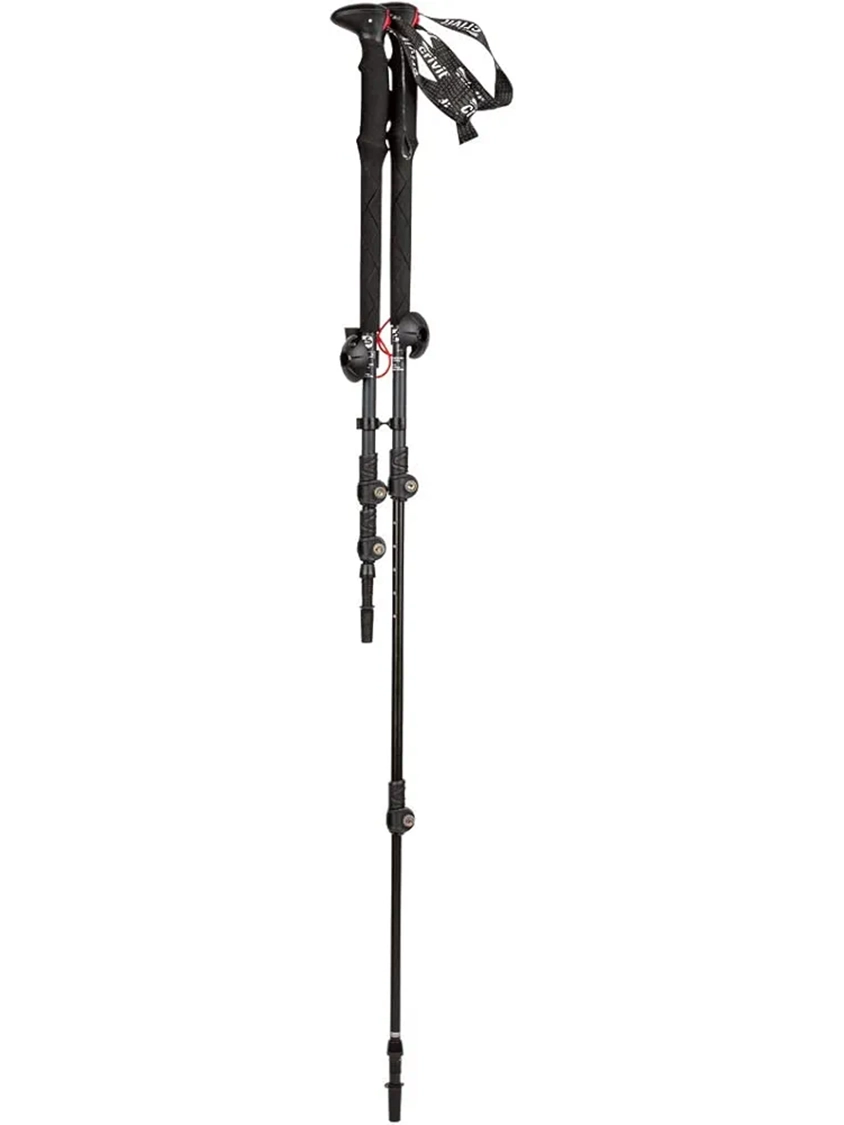 Crivit Aluminium Trekking Poles Telescopic Function Extremely Light and Stable + Accessories